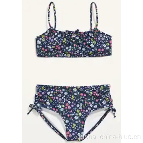 Flower Summer Bikini Girl's fashion print swimwear bikini Manufactory